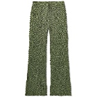 MCQ Women's Shirred Trouser in Green Check
