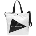 And Wander Cordura Big Logo Tote Bag