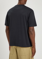 Studio Nicholson Logo Cotton T-shirt Nearly Black
