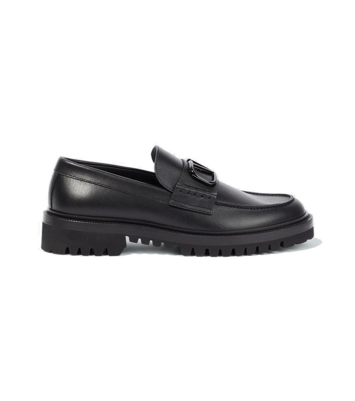 Photo: Valentino Garavani VLogo Signature leather loafers