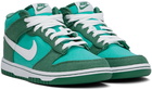 Nike Green Dunk Mid Sneakers