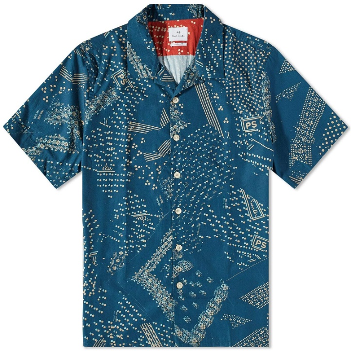 Photo: Paul Smith Men's Printed Vacation Shirt in Blue