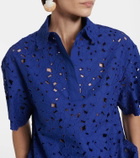 Rebecca Vallance Zaffre broderie anglaise cotton shirt