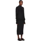 Winnie Black Bond Cuff Dress