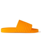 Bottega Veneta - Carpet Embossed Rubber Slides - Orange