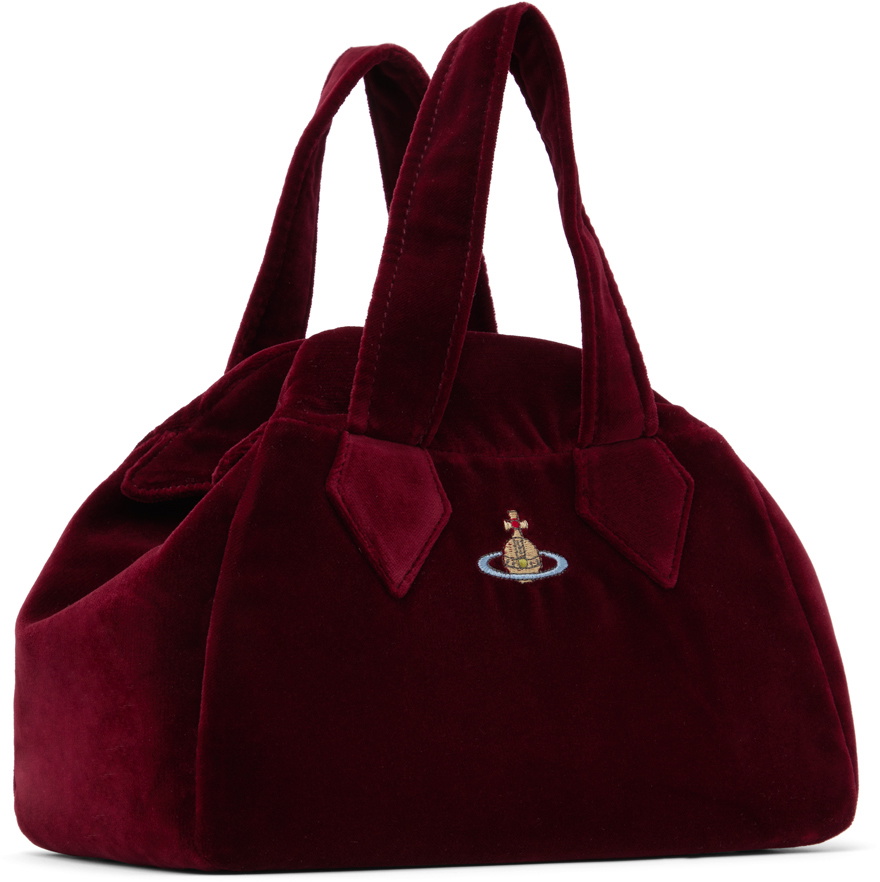 Vivienne Westwood Burgundy Medium Archive Yasmine Bag