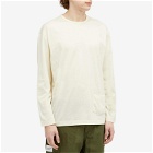 Sunspel Men's x Nigel Cabourn Long Sleeve Pocket T-Shirt in Stone White