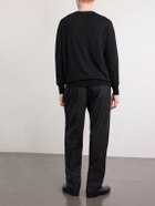 William Lockie - Merino Wool Sweater - Black