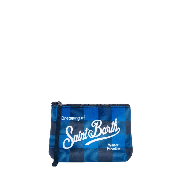 Photo: MC2 Saint Barth Aline Wooly Pochette With Check Print