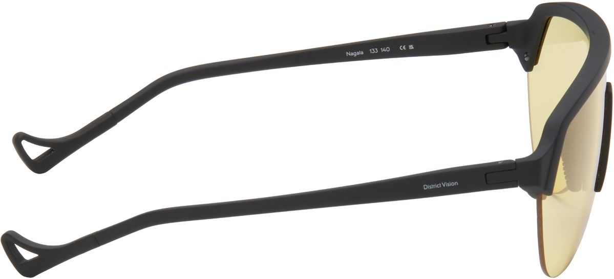 District Vision Black Nagata Speed Blade Sunglasses