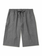 Dolce&Gabbana - Straight-Leg Linen Drawstring Shorts - Gray