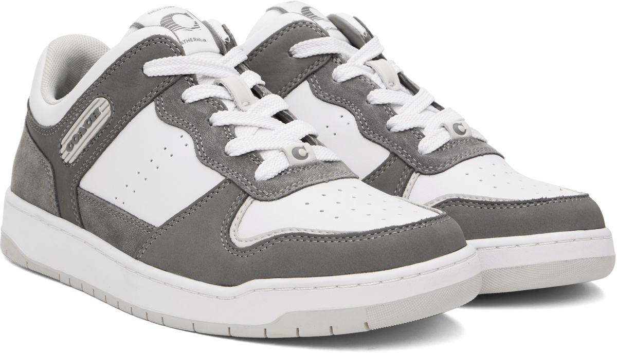 Coach 1941 White & Gray C201 Sneakers
