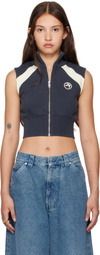 AMBUSH Navy Sleeveless Sweat Vest