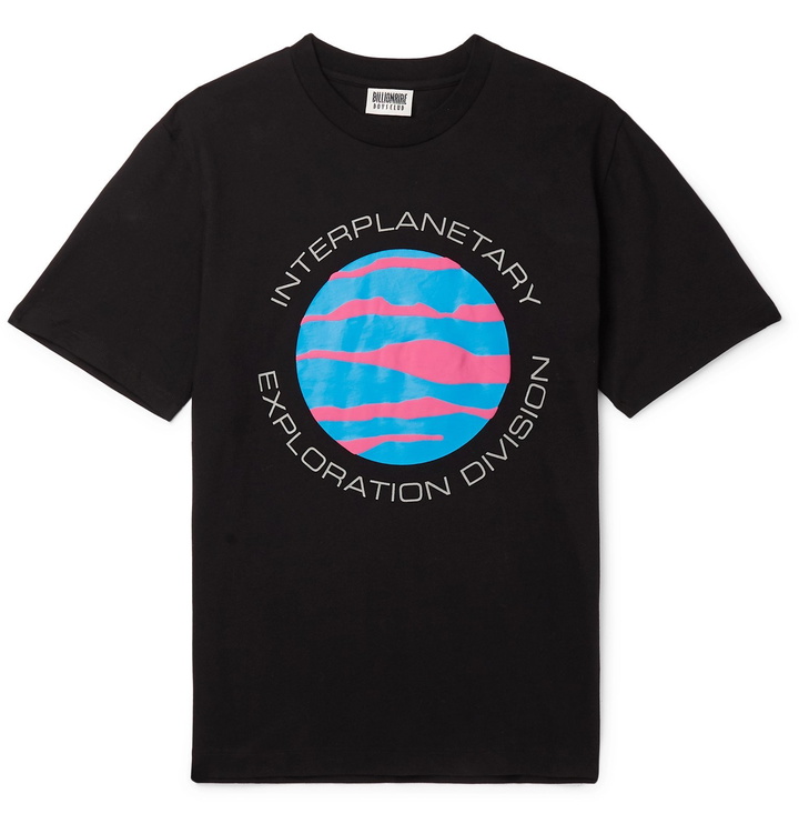 Photo: Billionaire Boys Club - Printed Cotton-Jersey T-Shirt - Black