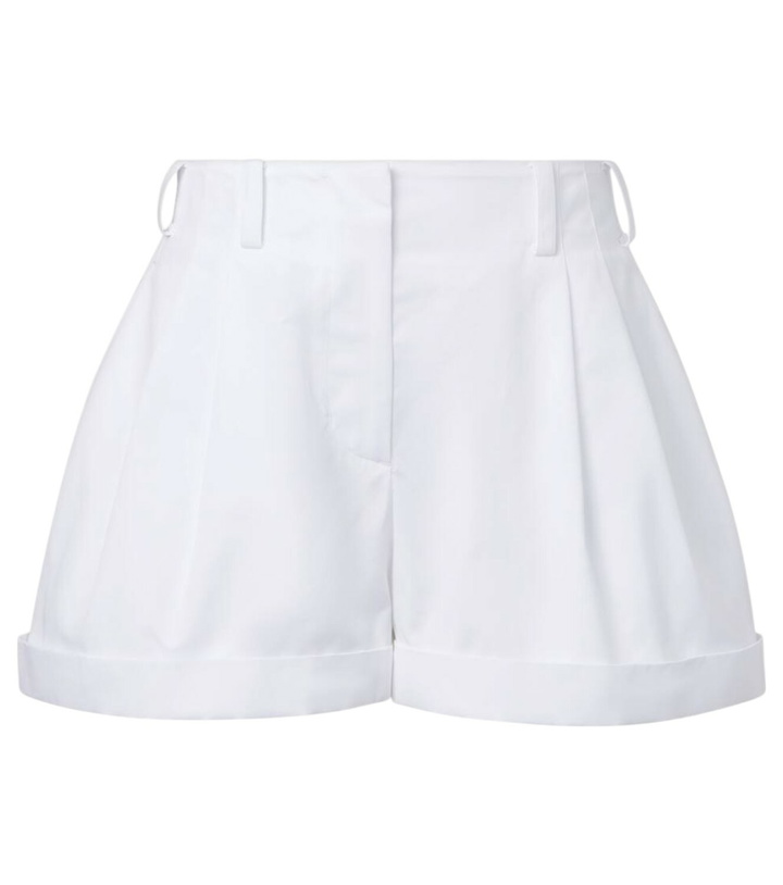 Photo: Givenchy Pleated cotton poplin shorts