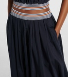 Veronica Beard Evelina cotton and silk maxi skirt