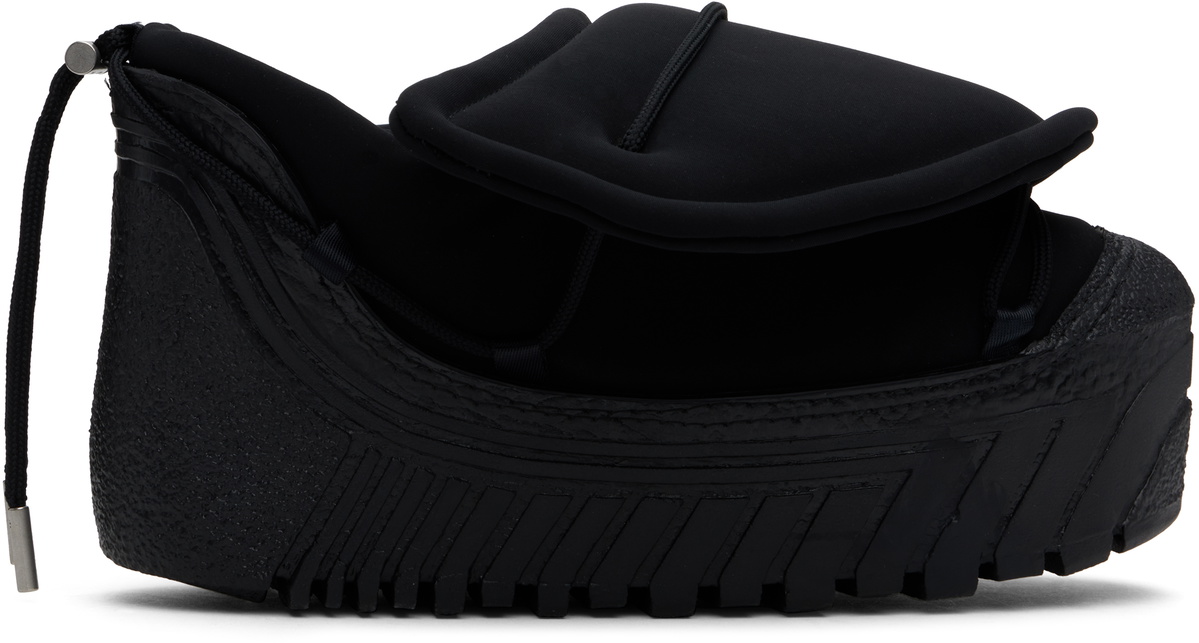HELIOT EMIL Black Proteomic Mules Heliot Emil