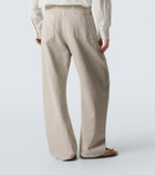 Lemaire Twisted belted cotton twill pants