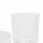 HAY Angle Glass Wide - Set of 4 in Clear 