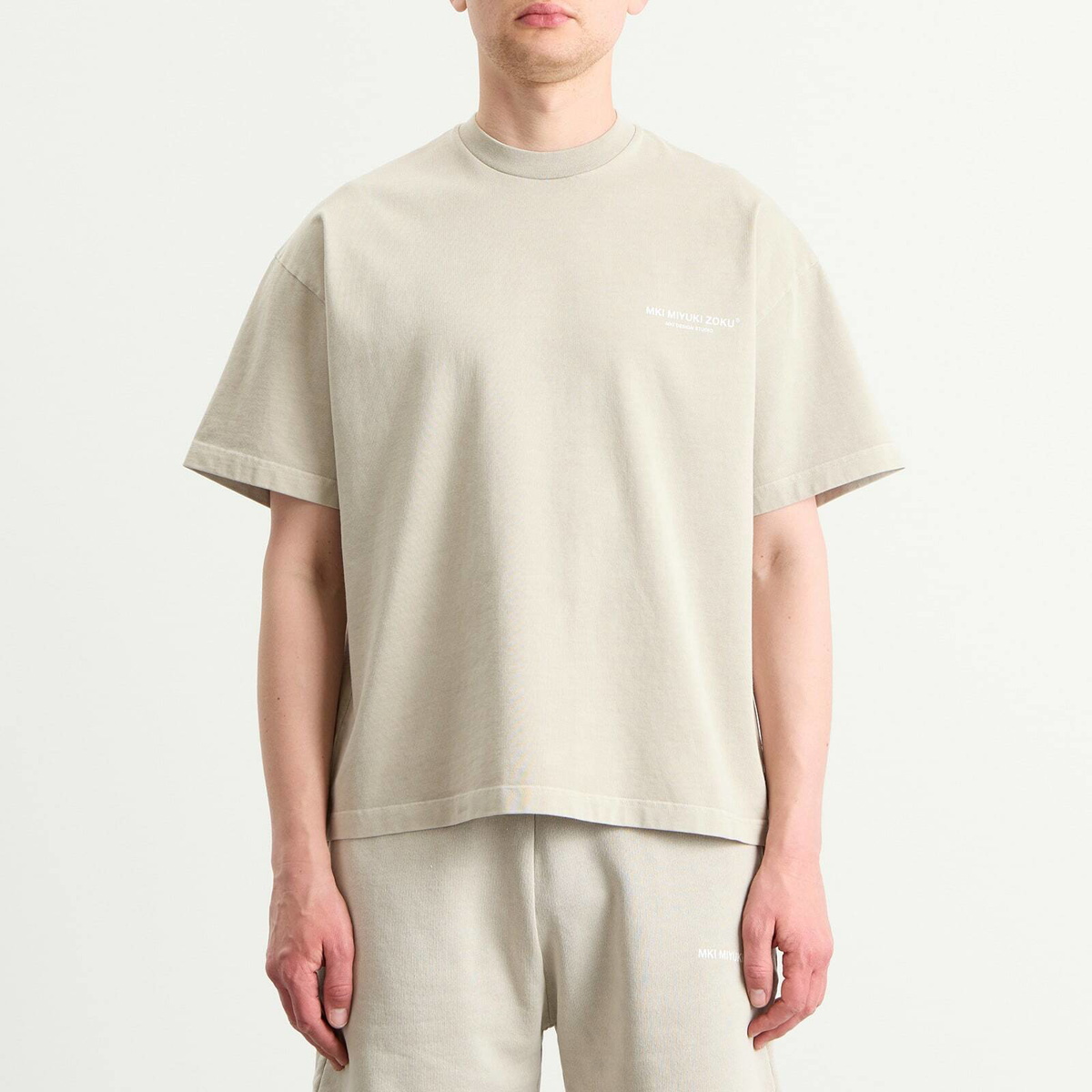 MKI Men's Design Studio T-Shirt in Pigment Cement