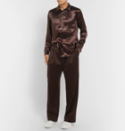 Sies Marjan - Sander Satin Shirt - Men - Brown