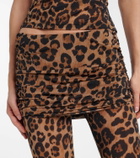 Blumarine Leopard-printed jersey leggings