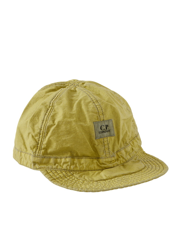 Photo: C.P. Company - 50 Fili Logo-Appliquéd Waxed Cotton-Blend Cap