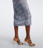 Markarian Marla floral lace bustier dress