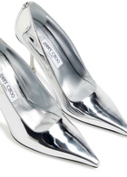 Jimmy Choo Ixia 95 Metallic Patent Leather Pumps