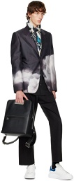Alexander McQueen Black Contrast Backpack