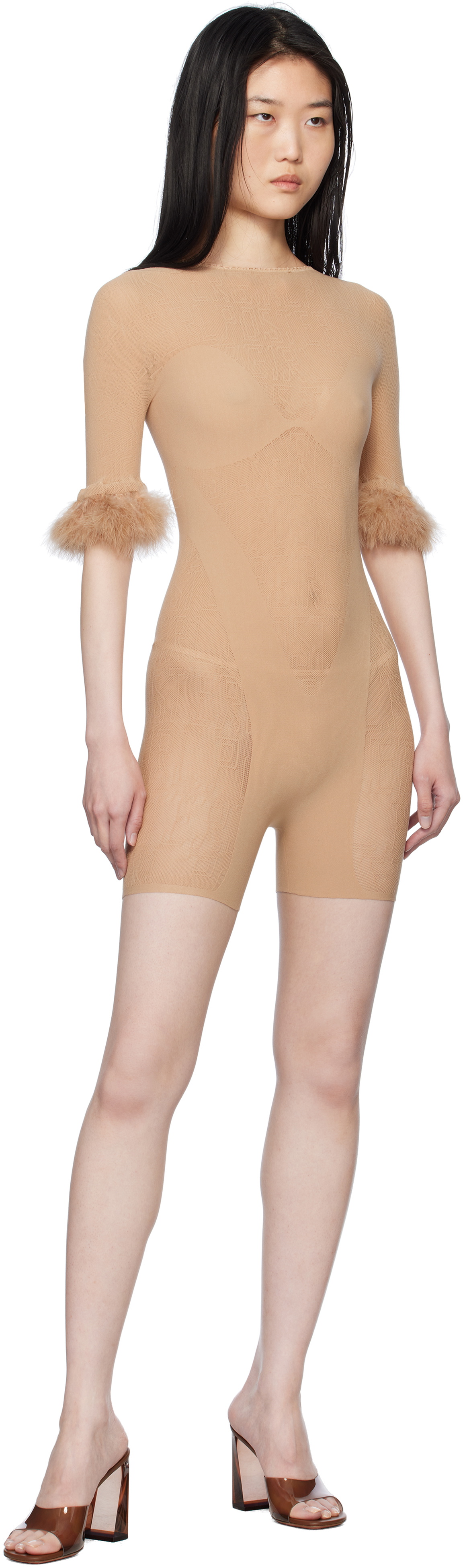 Poster Girl Beige Vanderbilt Play Jumpsuit