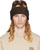 A.P.C. Brown Tame Impala Edition Tail Beanie
