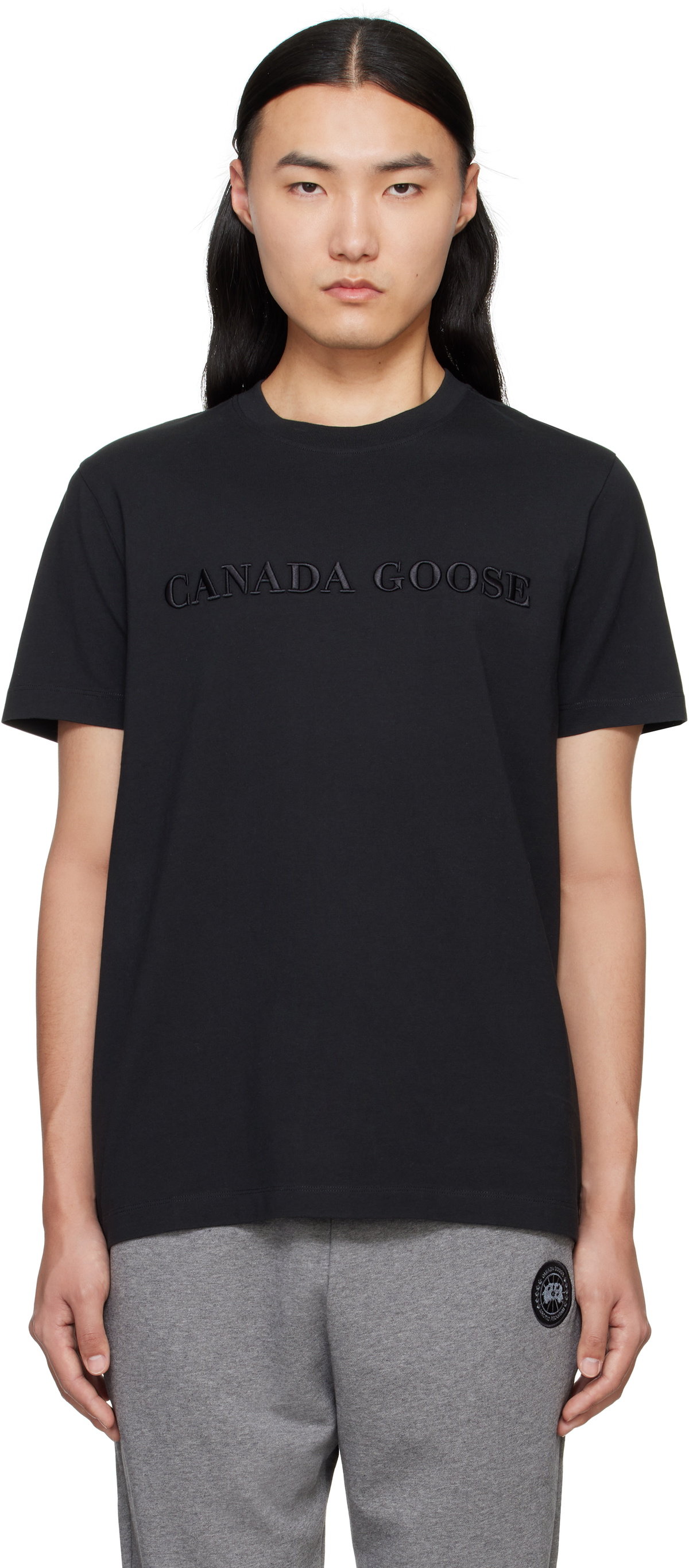 Canada Goose Black Emersen Crewneck T-shirt