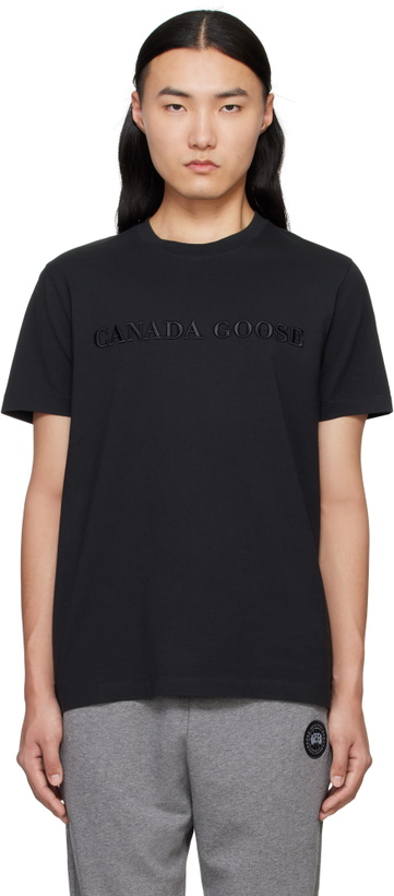 Photo: Canada Goose Black Emersen Crewneck T-shirt