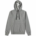 Air Jordan Men's Washed Jumpman Popover hoody in Carbon Heather/Black