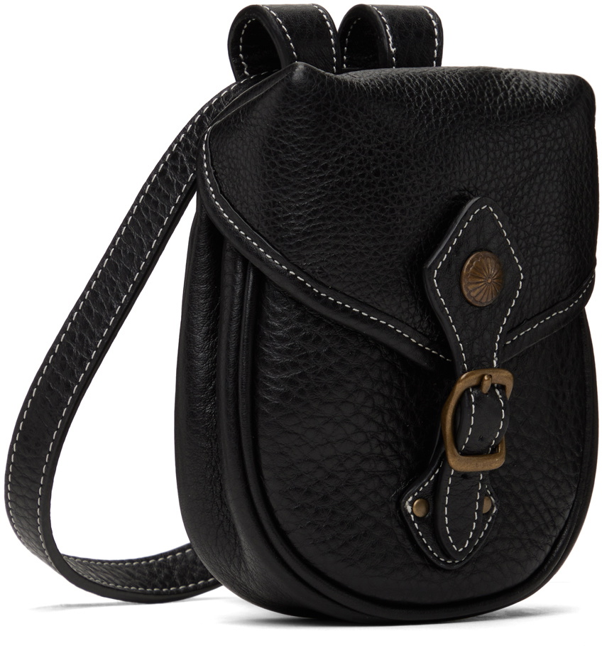 AFTER PRAY Black Western Belted Cross Bag