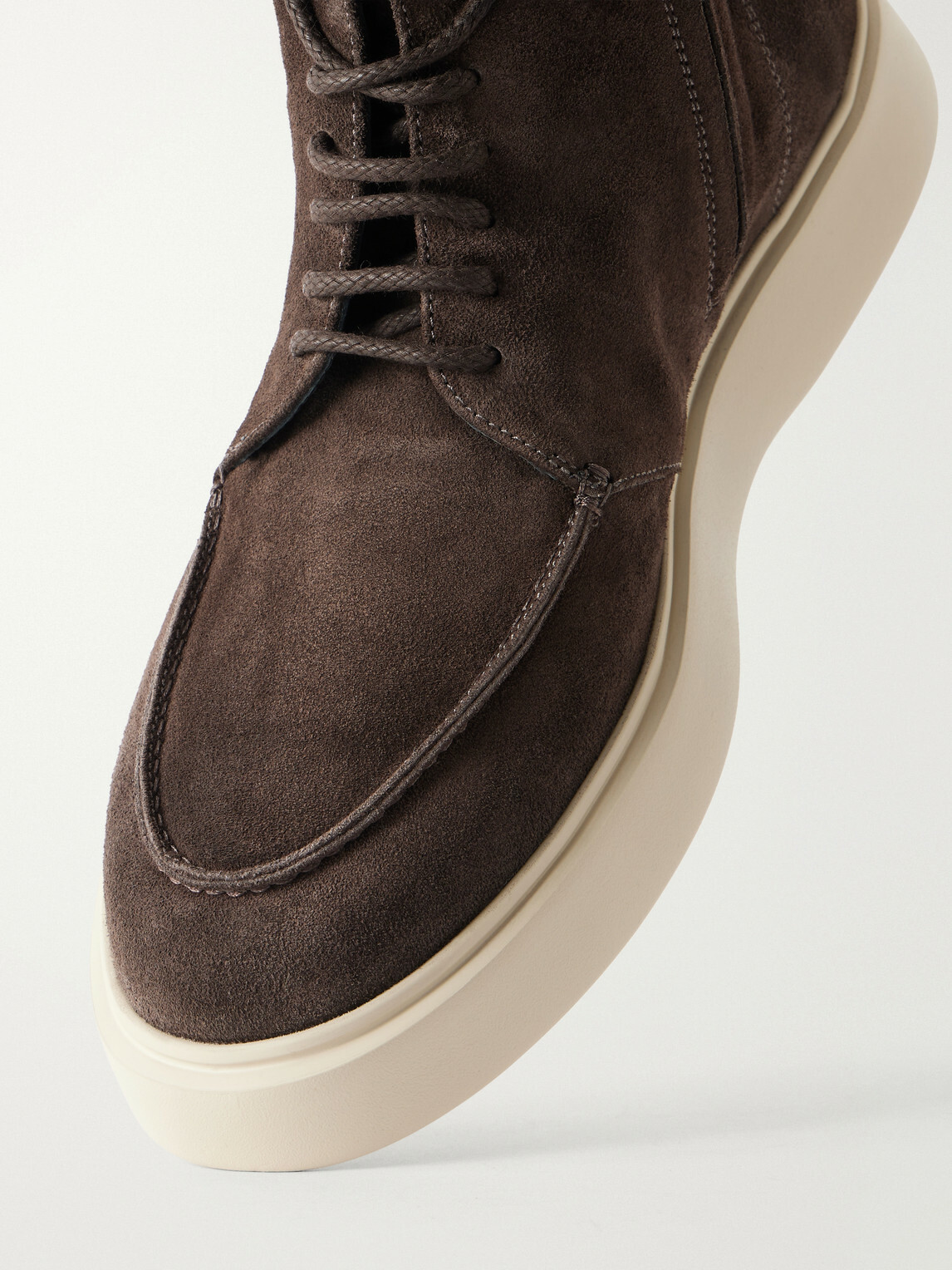 Officine Creative - Frame 004 Suede Lace-Up Boots - Brown