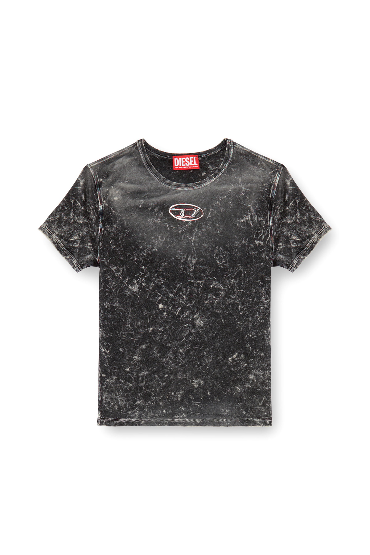 【DIESEL】Marble-effect T-shirt in stretch jersey Tシャツ Diesel Marble-effect T-shirt in stretch jersey - T-Shirts
