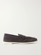 John Lobb - Pace Suede Loafers - Gray