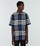 Burberry - Checked cotton shirt