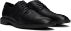 Hugo Black Rubber-Sole Leather Derbys