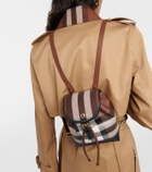 Burberry Micro checked canvas backpack