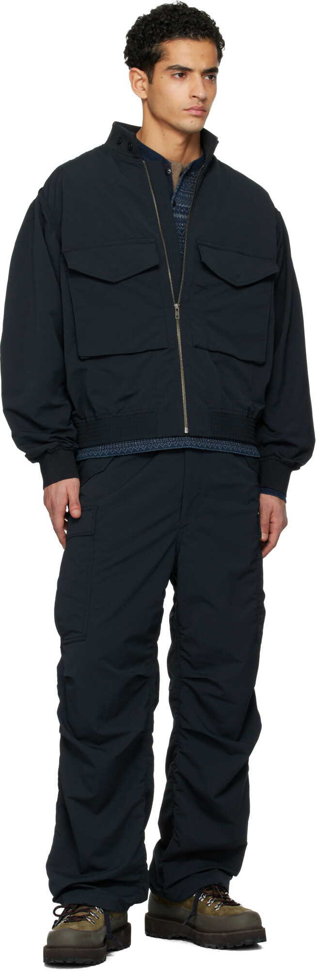 nanamica Navy ALPHADRY Field Jacket