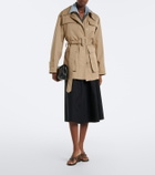 Vince Cotton midi skirt