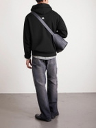WTAPS - Aon Logo-Appliquéd Cotton-Jersey Hoodie - Black