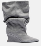 Balmain Draped ankle boots