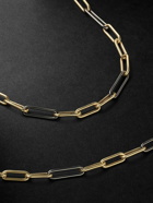 Jenny Dee Jewelry - Gold and Blackened Gold Necklace