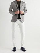 BOGLIOLI - K-Jacket Slim-Fit Unstructured Puppytooth Cotton Blazer - Black