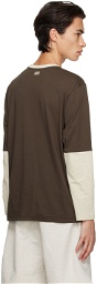 Kijun SSENSE Exclusive Brown Football T-Shirt