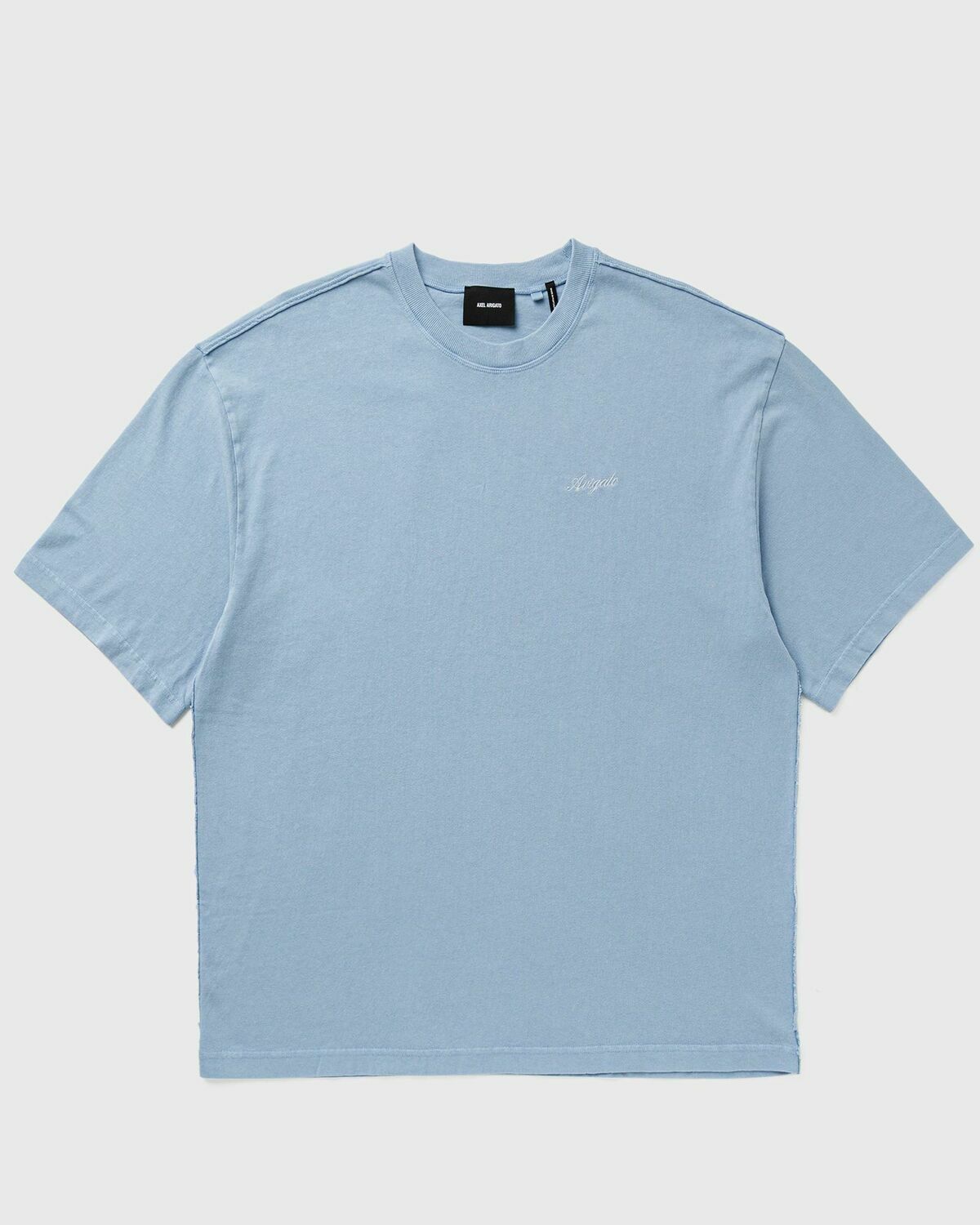 Axel Arigato Honor Washed Tee Blue Mens Shortsleefe